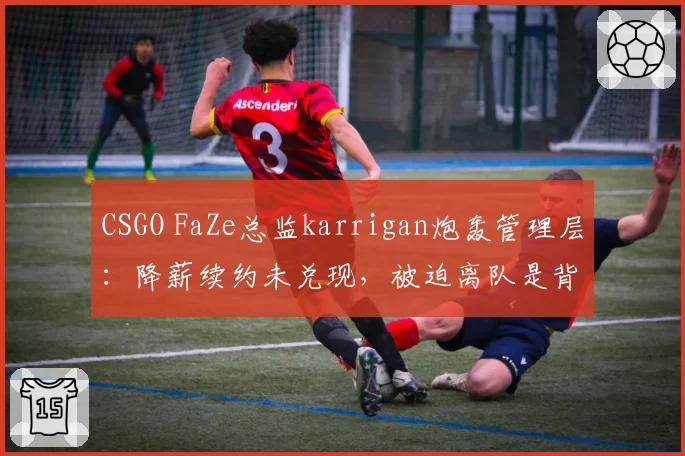 CSGO FaZe总监karrigan炮轰管理层：降薪续约未兑现，被迫离队是背叛
